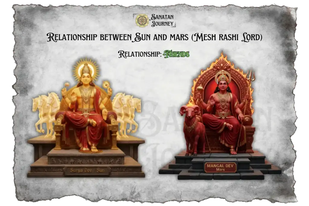 Relationship between Sun and Mars