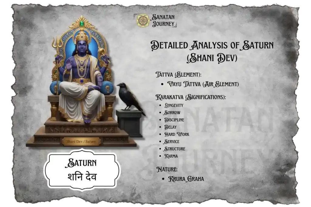 Detailed Analysis of Saturn (Shani Dev)