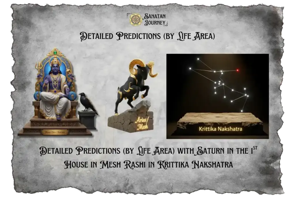 Detailed Predictions of Saturn in 1st House in Mesh Rashi in Krittika Nakshatra