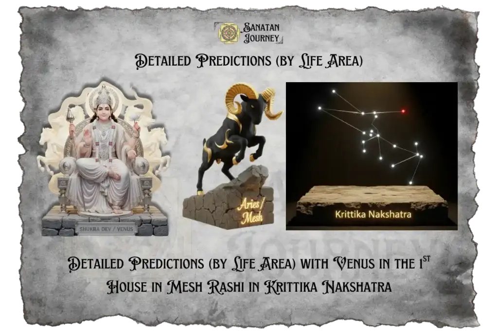 Detailed Predictions of Venus in 1st House in Mesh Rashi in Krittika Nakshatra