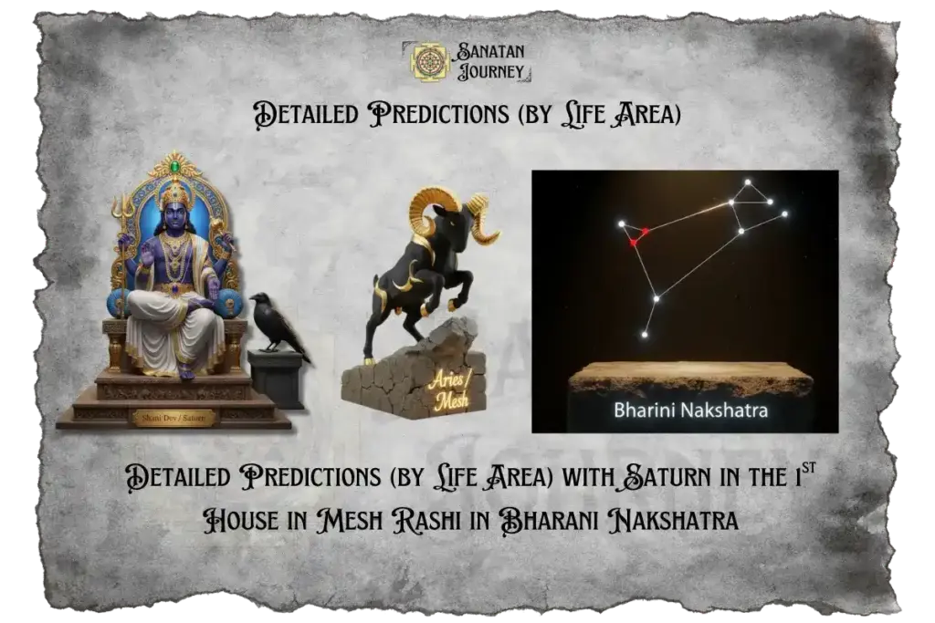 Overall Predictions of Saturn in 1st House in Mesh Rashi in Bharani Nakshatra