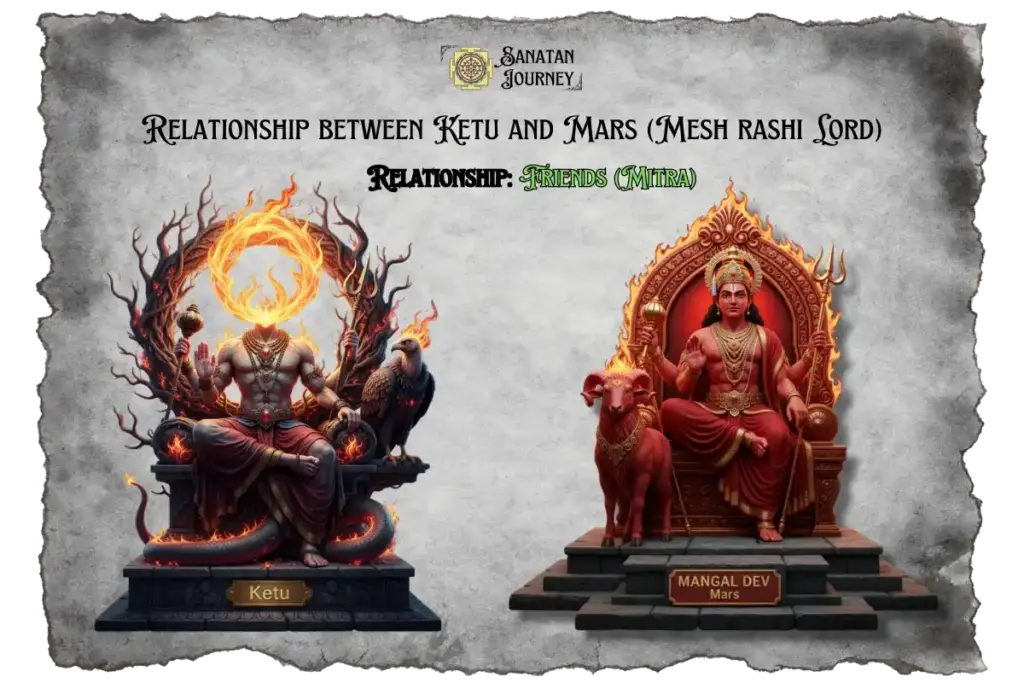 Relationship Between Ketu and Mars