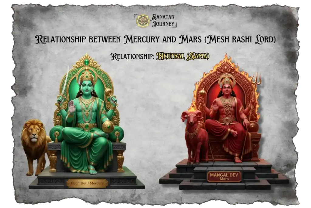 Relationship between Mercury (Buddha Graha) and Mars (Mangal Graha)