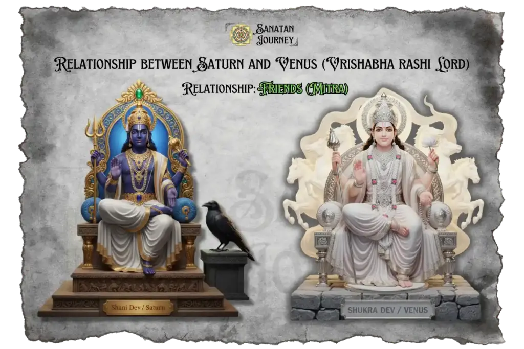 Relationship between Saturn and Venus