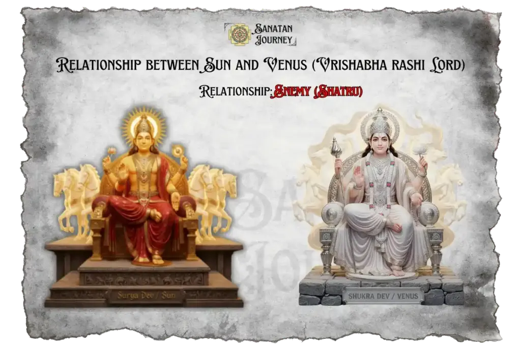 Relationship between Sun and Venus