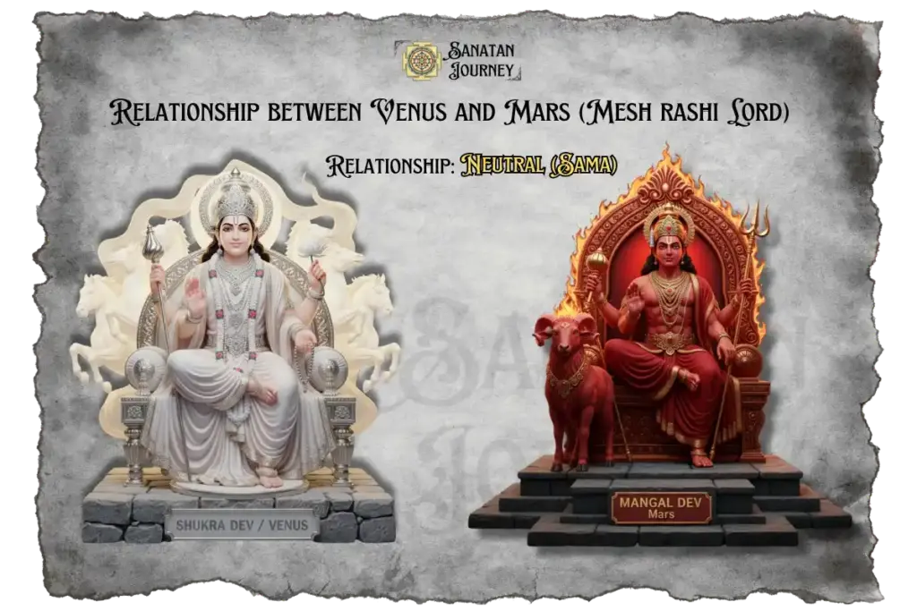 Relationship between Venus and Mars