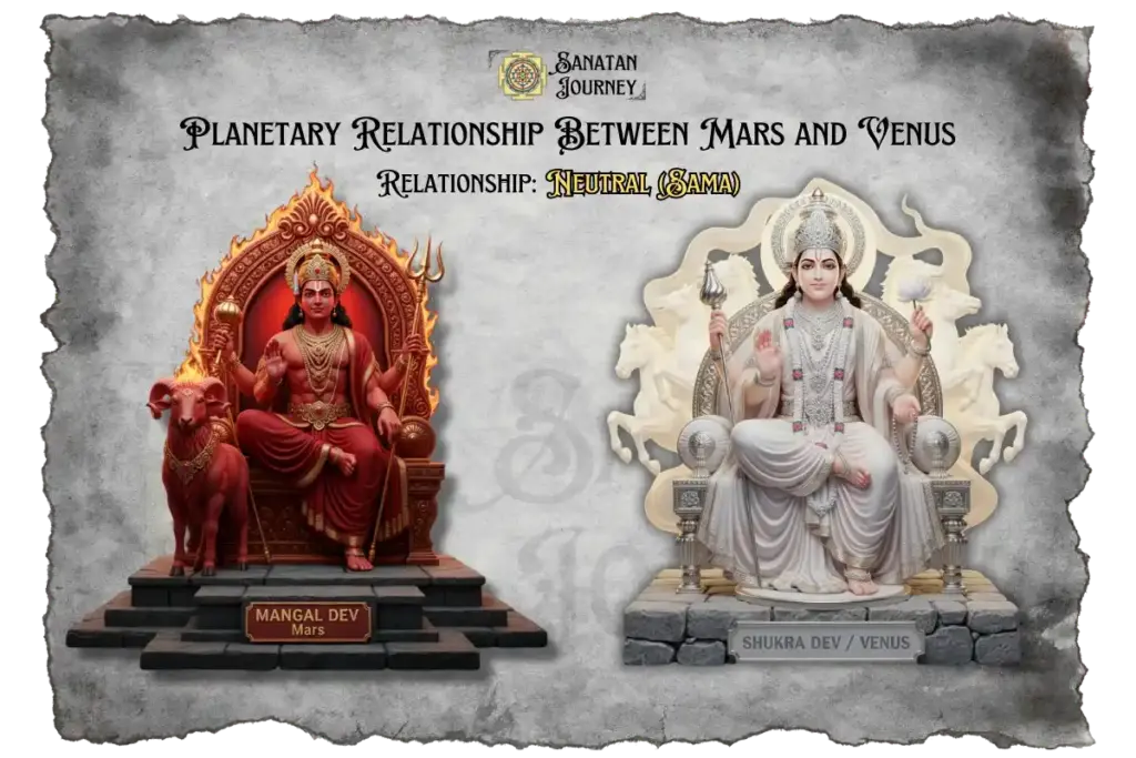Planetary Relationship between Mars and Venus