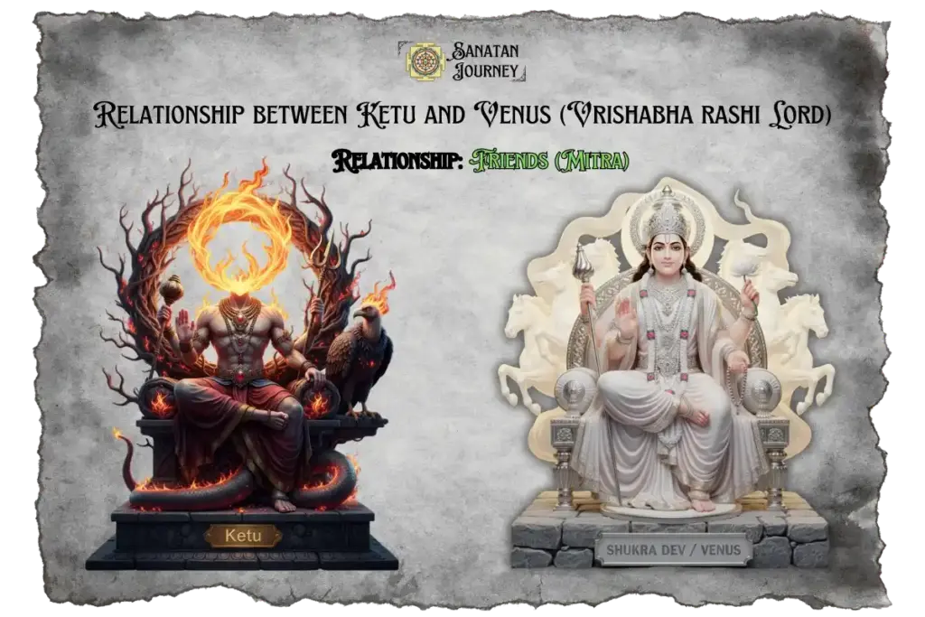 Relationship between Ketu and Venus