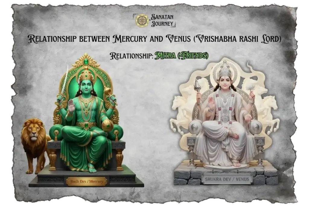 Relationship between Mercury and Venus