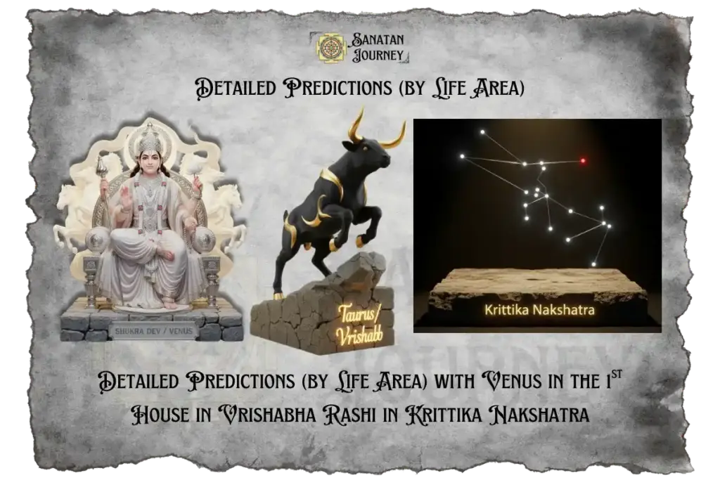 Venus in 1st House in Vrishabha Rashi in Krittika Nakshatra - Detailed Analysis
