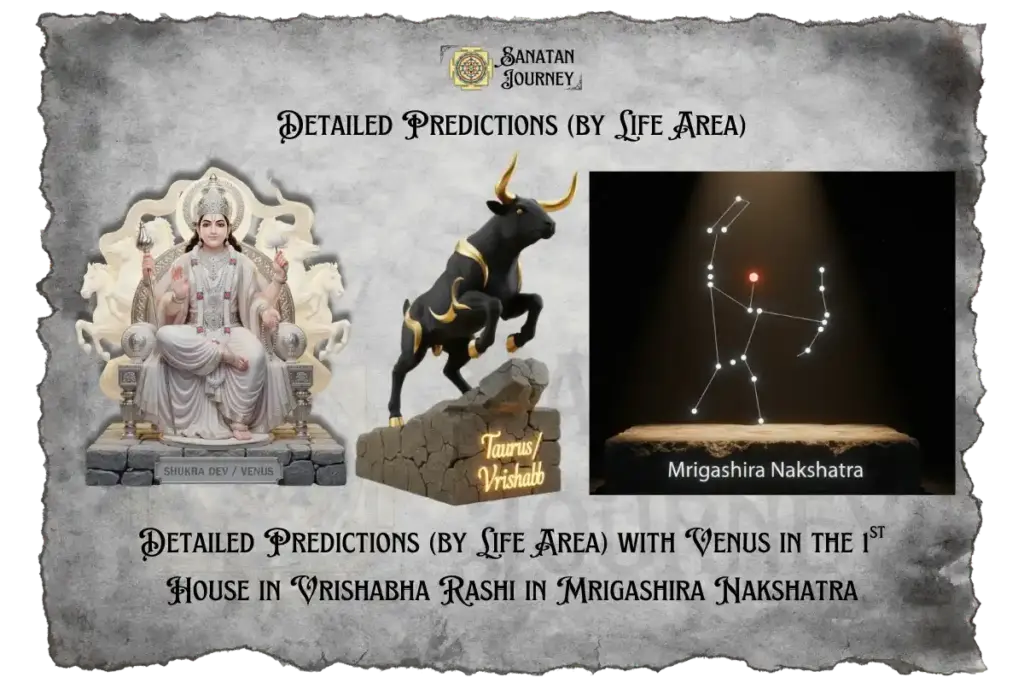Venus in 1st House in Vrishabha Rashi in Mrigashira Nakshatra - Detailed Analysis