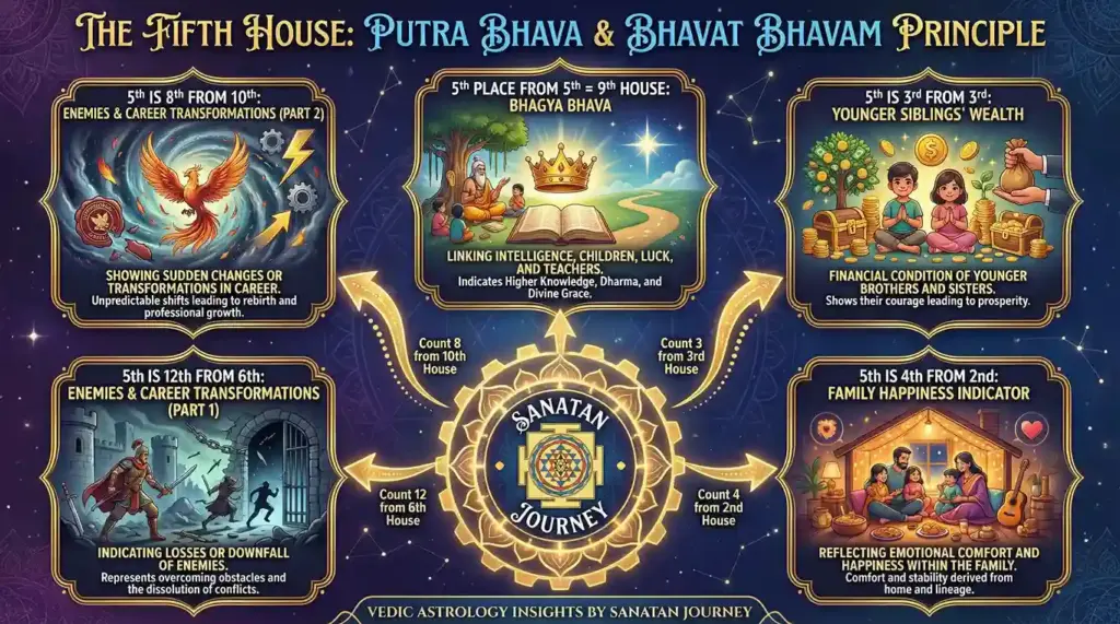 Bhavat Bhavam (Derived Meaning) - Putra Bhava (Fifth House)