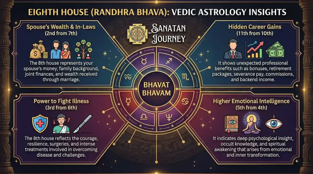 Bhavat Bhavam (Derived Meaning) of Randhra Bhava (Eighth House)