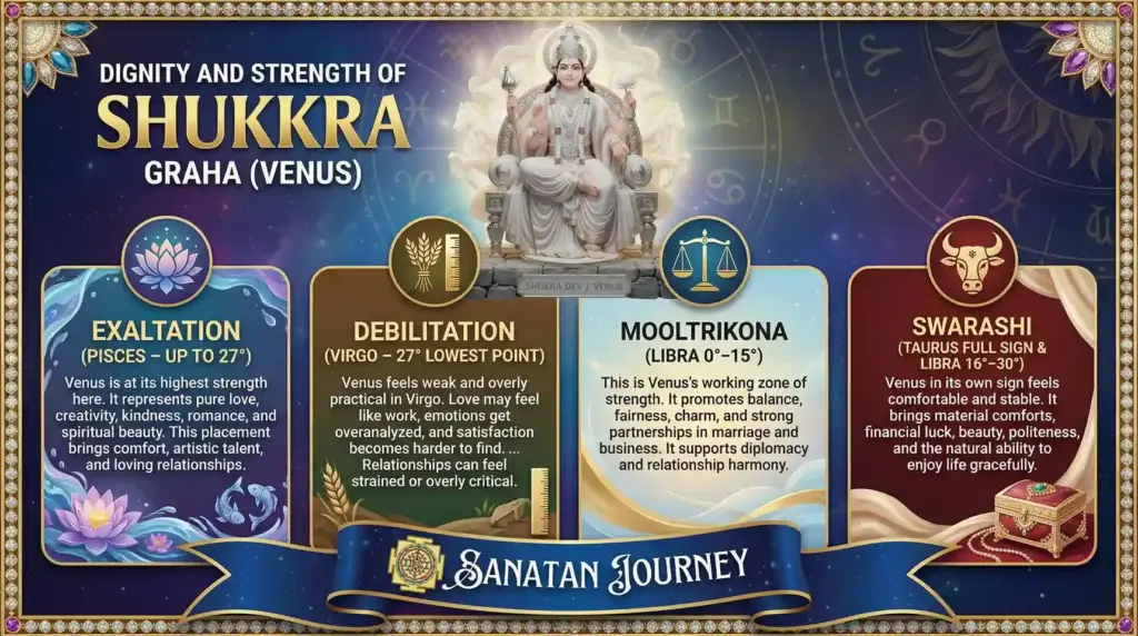 Dignity and Strength of Venus