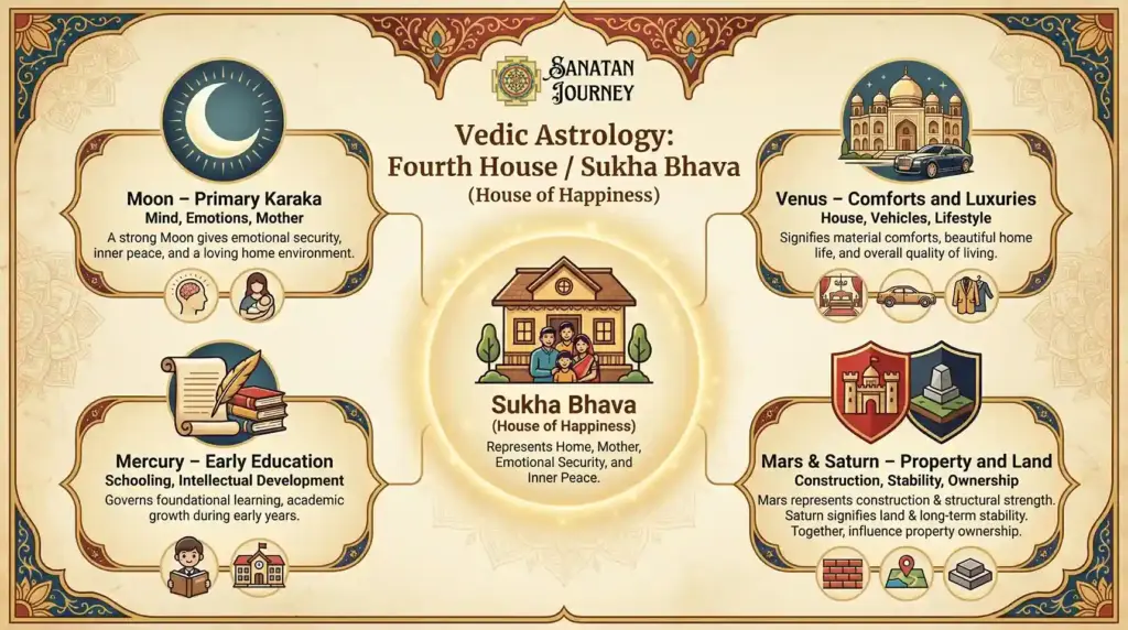 Karaka (Significator) Planets - Fourth House