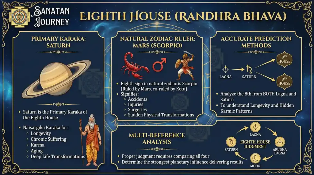 Karaka (Significator) Planets of Randhra Bhava (Eighth House)