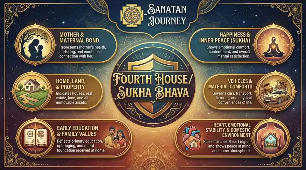 Major Karakatvas (Significations) - Fourth House