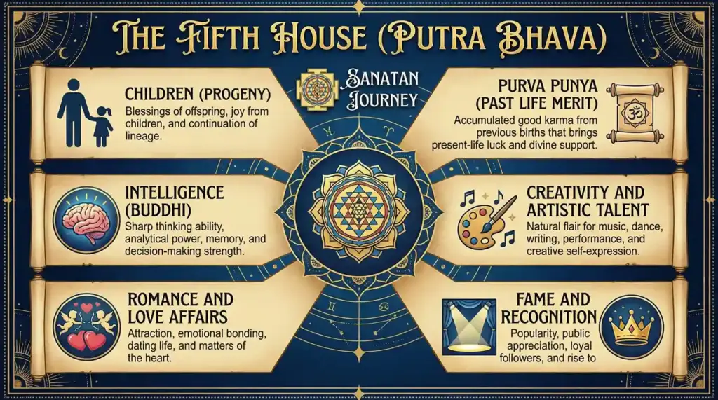 Major Karakatvas (Significations) - Putra Bhava (Fifth House)