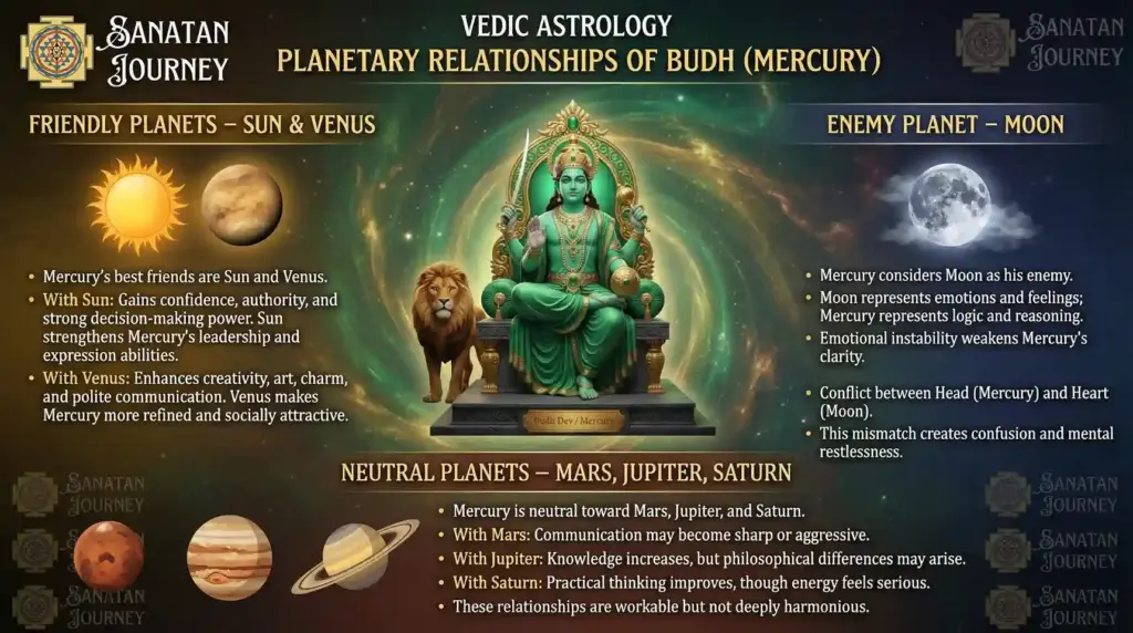 Planetary Relationship of Buddh (Mercury)