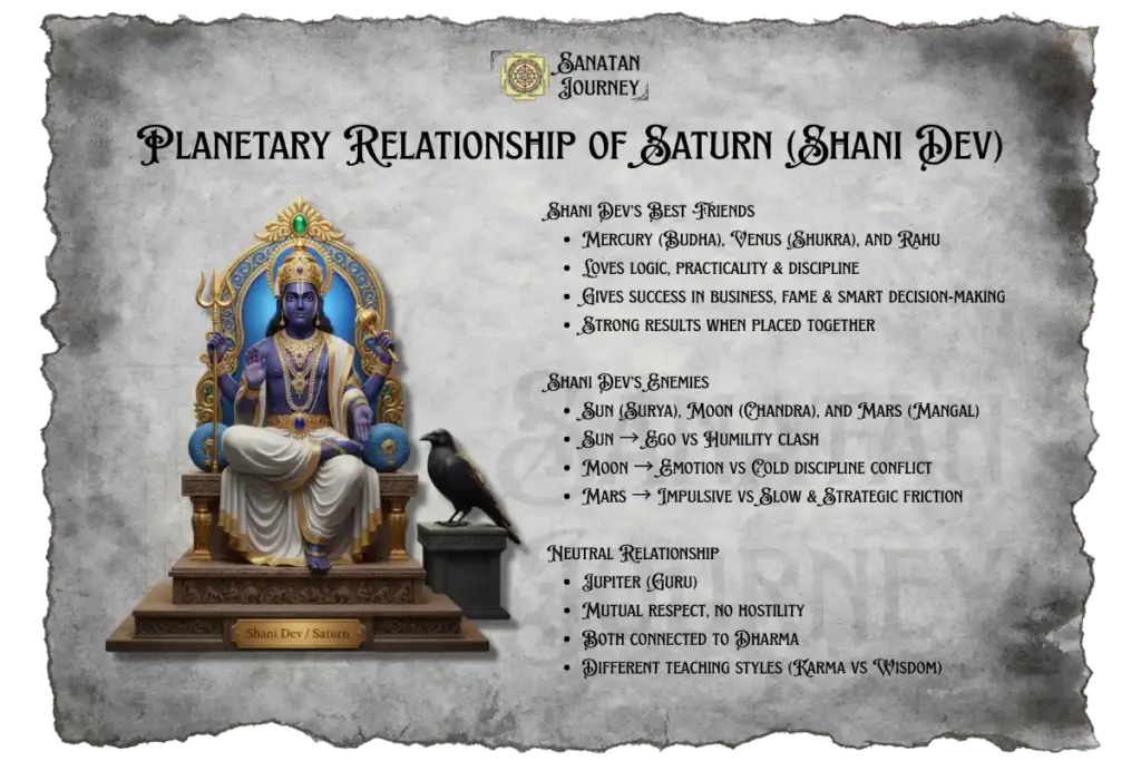 Planetary Relationship of Saturn