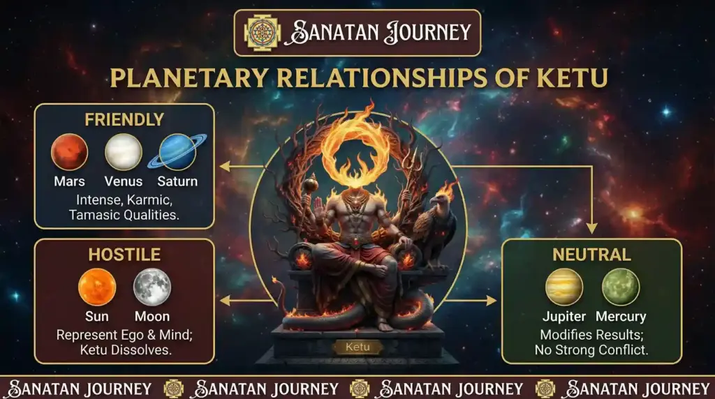 Planetary Relationships of Ketu