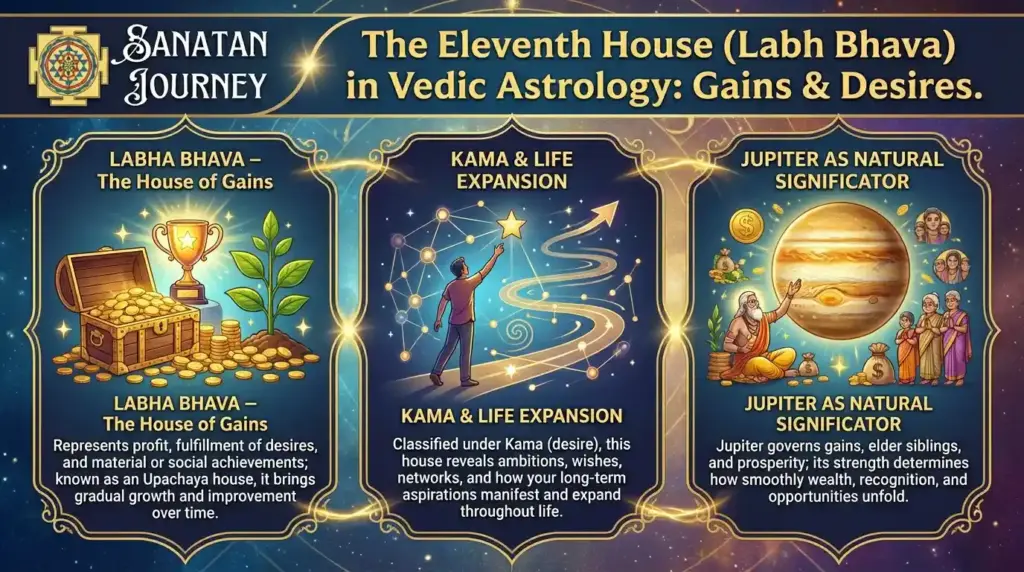 Sanskrit Names & Classification of Eleventh House (Labh Bhava)