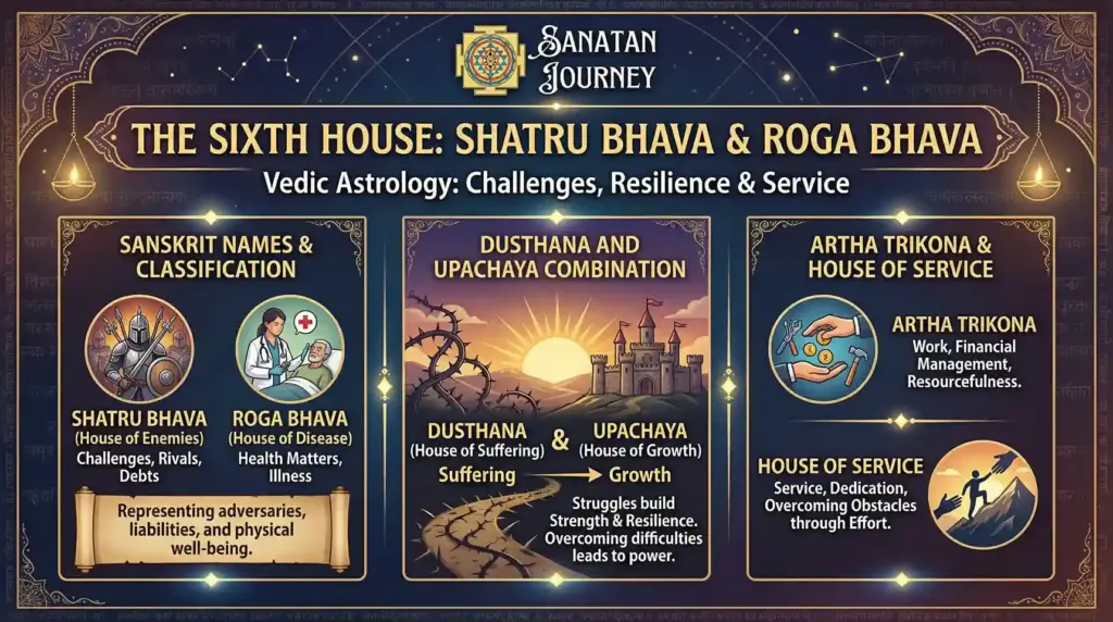 Sanskrit Names & Classification of Shatru Bhava (Sixth House)