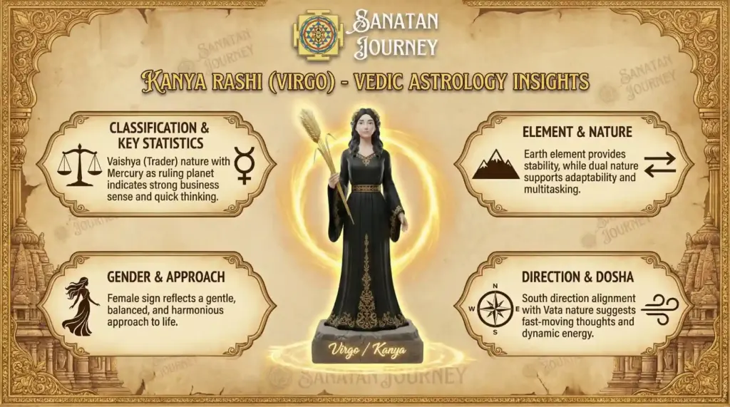 Classification & Key Statistics of Kanya Rashi (Virgo)