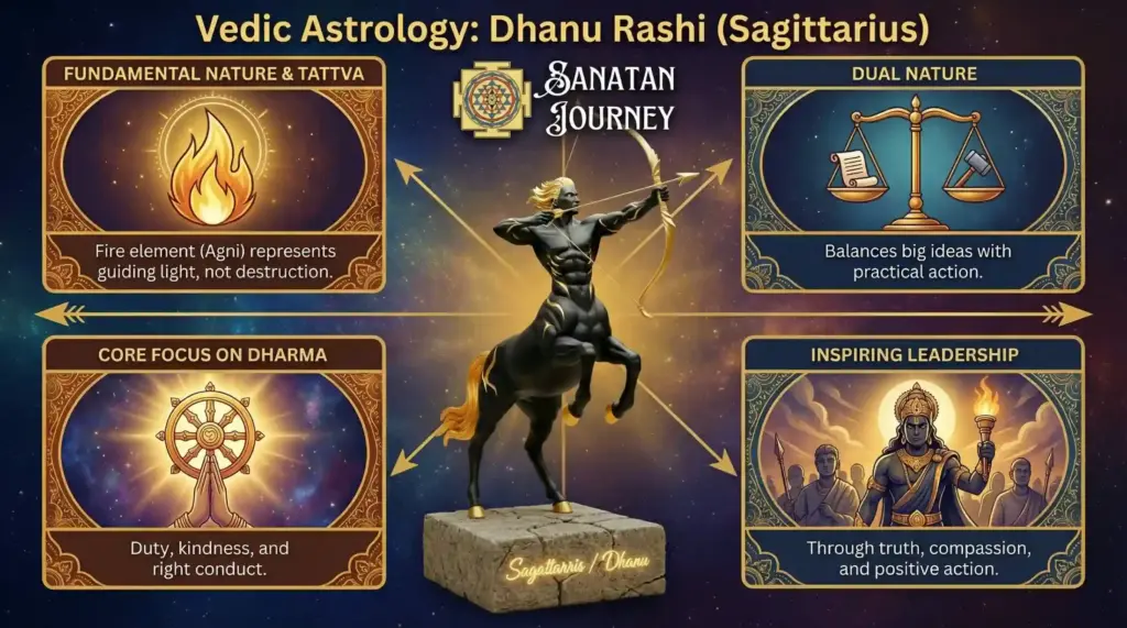 Fundamental Nature & Tattva of Dhanu Rashi (Sagittarius)