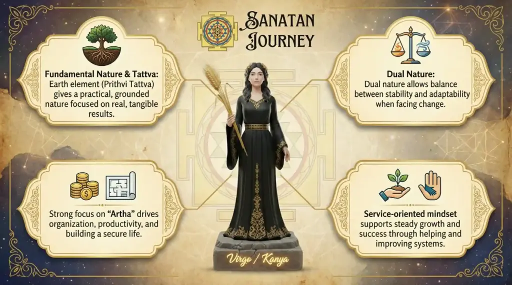 Fundamental Nature & Tattva of Kanya Rashi (Virgo)