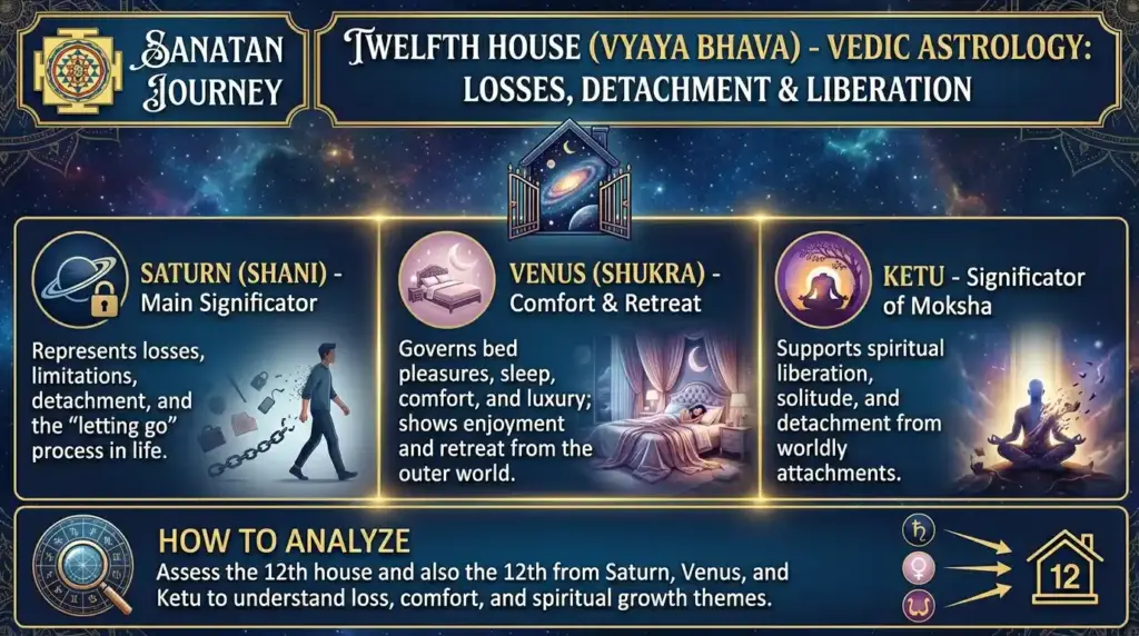 Karaka (Significator) Planets of Twelfth House (Vyaya Bhava)