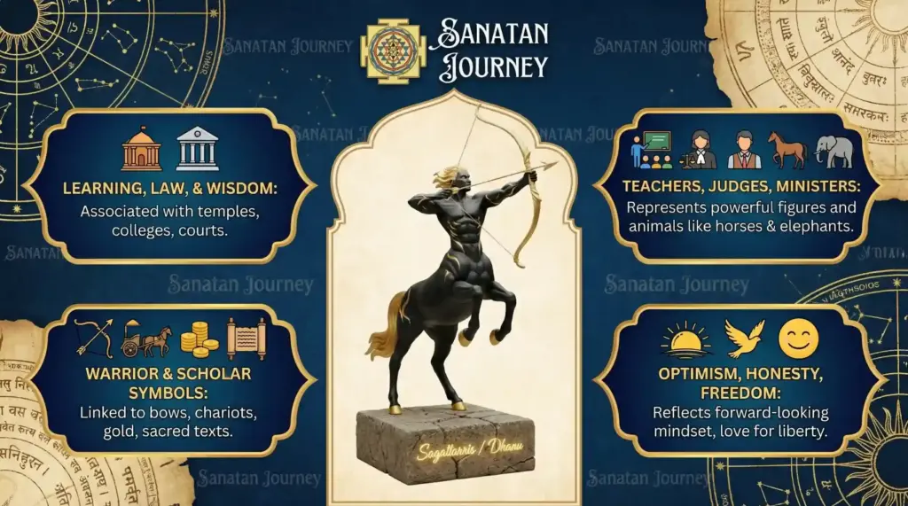 Major Karakatvas (Significations) of Dhanu Rashi (Sagittarius)