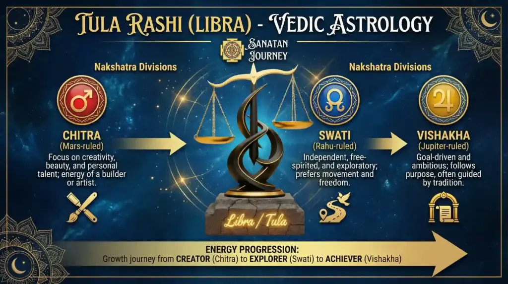 Nakshatra Divisions of Tula Rashi (Libra)
