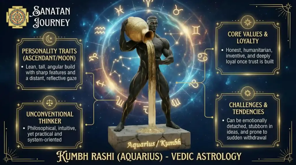 Personality Traits (AscendantMoon) of Kumbh Rashi (Aquarius)