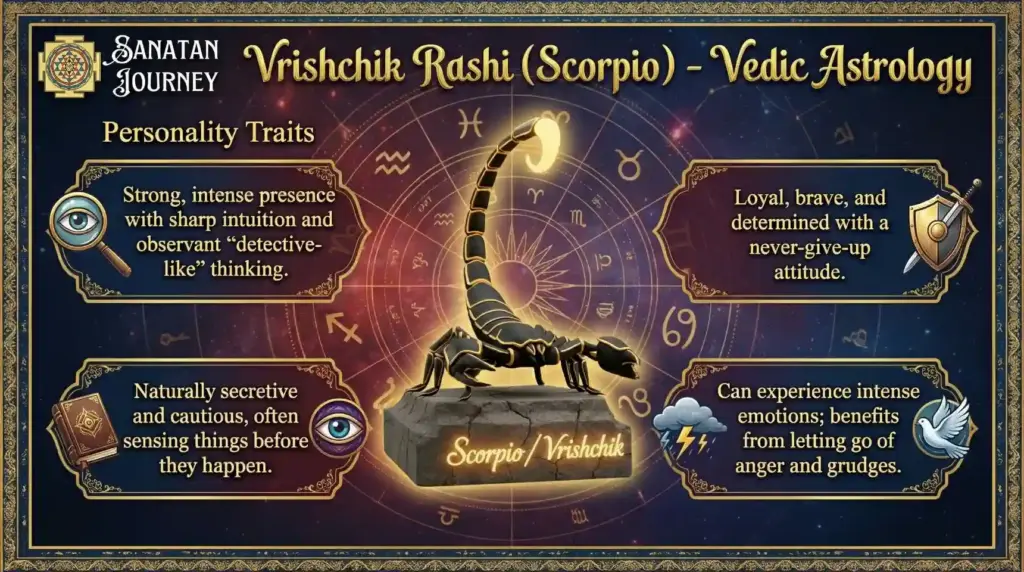 Personality Traits of Vrishchik Rashi (Scorpio)