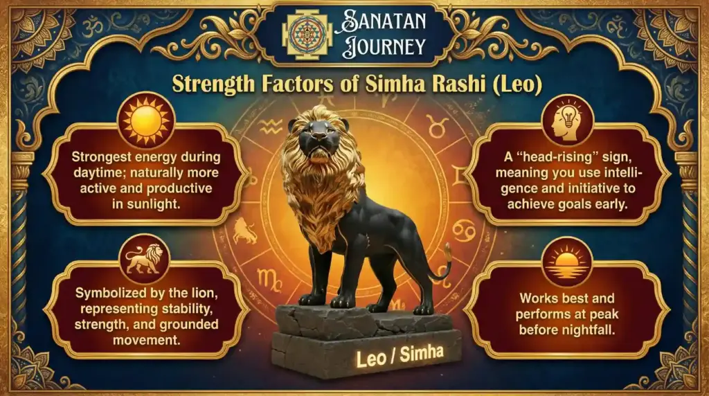 Strength Factors of Simha Rashi (Leo)