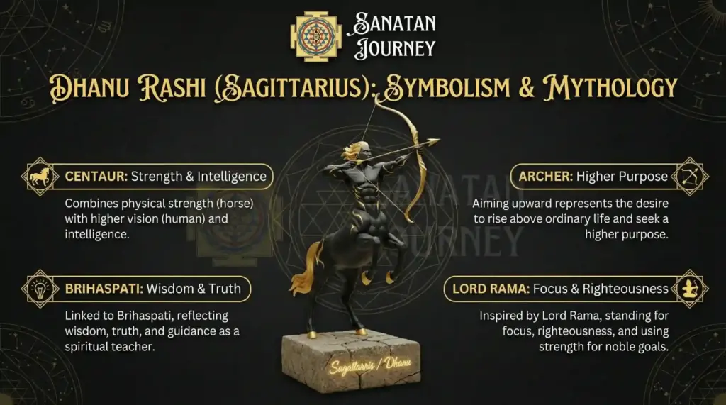 Symbolism & Puranic Mythology of Dhanu Rashi (Sagittarius)