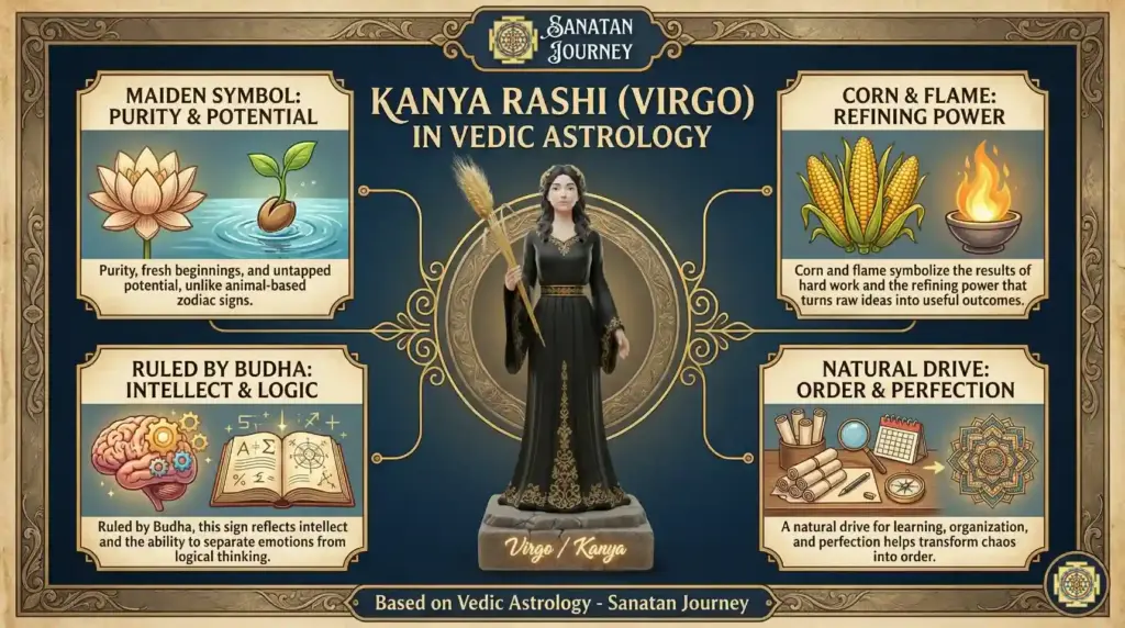 Symbolism & Puranic Mythology of Kanya Rashi (Virgo)