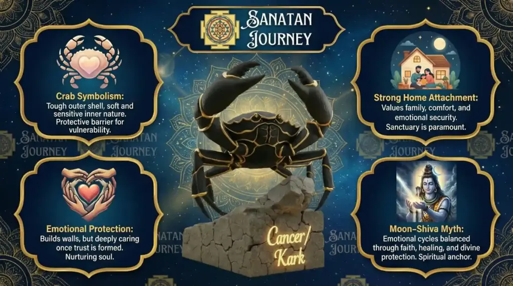 Symbolism & Puranic Mythology of Kark Rashi (Cancer)
