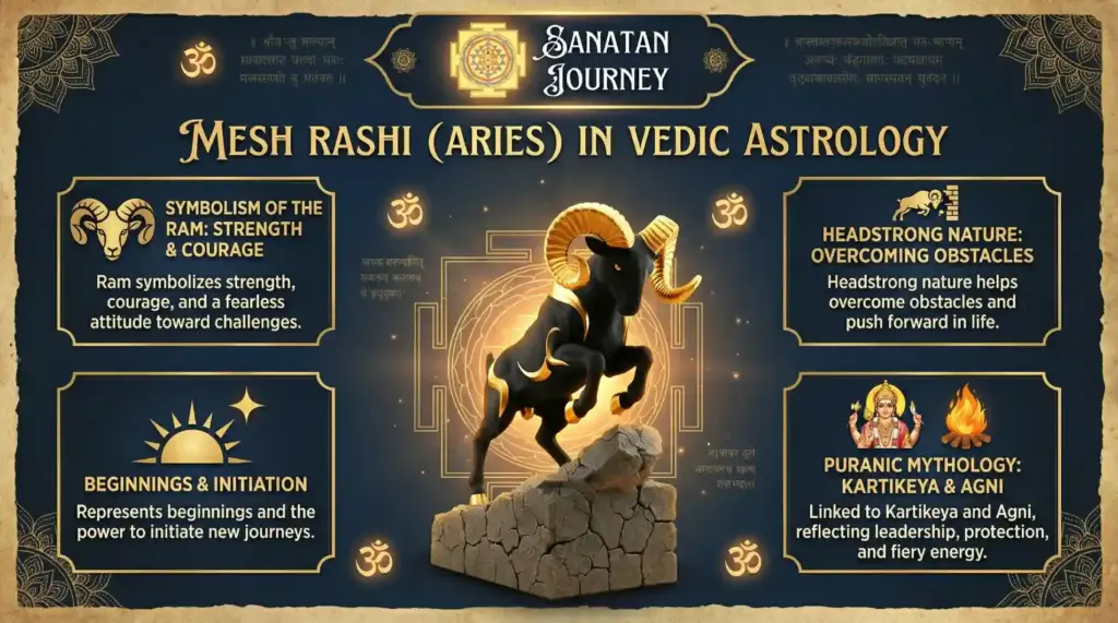 Symbolism & Puranic Mythology of Mesh Rashi (Aries)