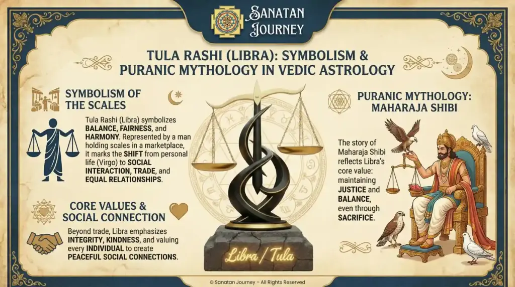Symbolism & Puranic Mythology of Tula Rashi (Libra)
