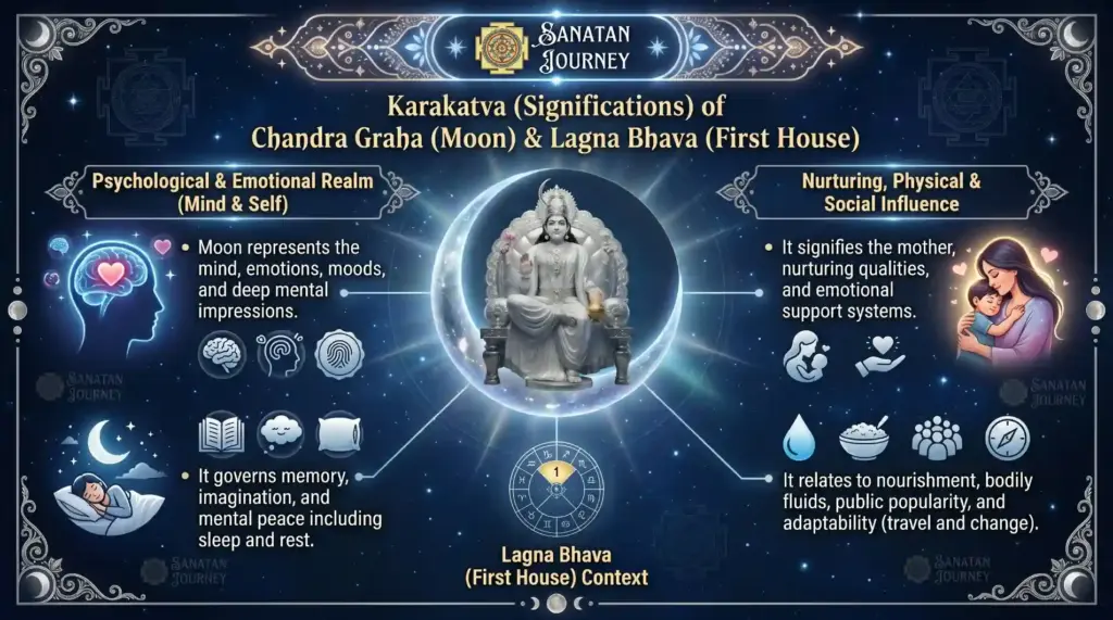 Karakatva of Chandra Graha (Moon)