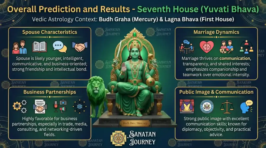 Drishti of Mercury in 7th House from 1st House